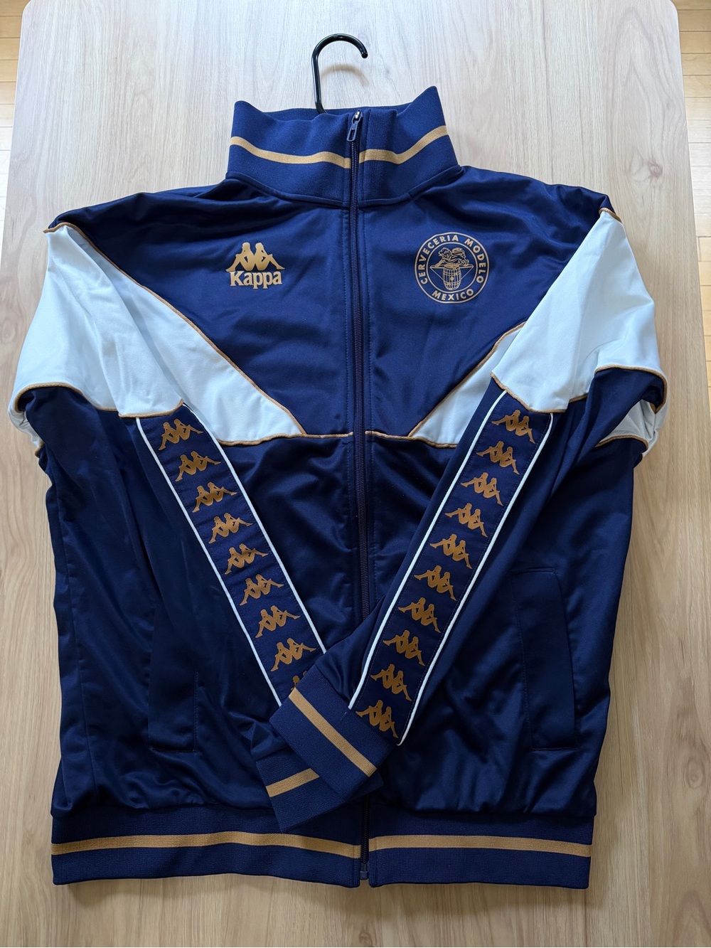 Kappa Kids Navy, White & Gold Track Jacket